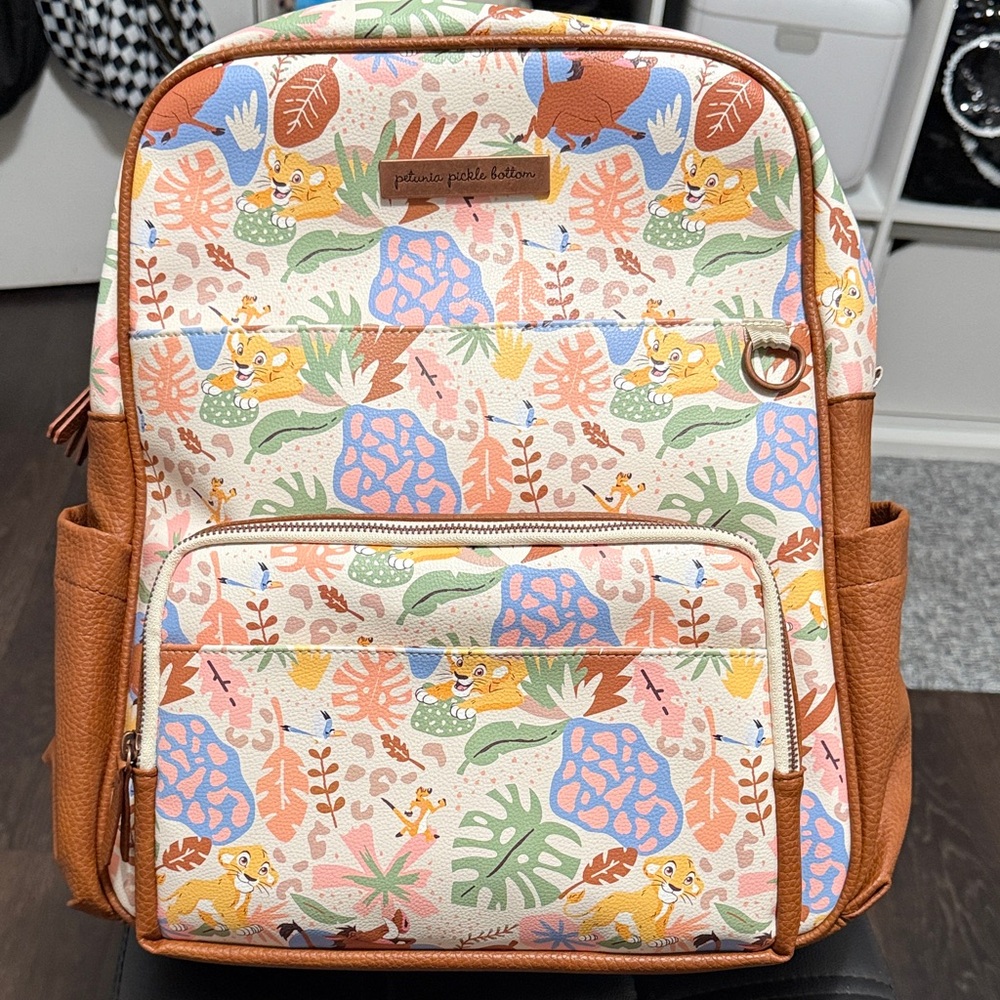 Petunia Pickle Bottom Sync Backpack - Lion king